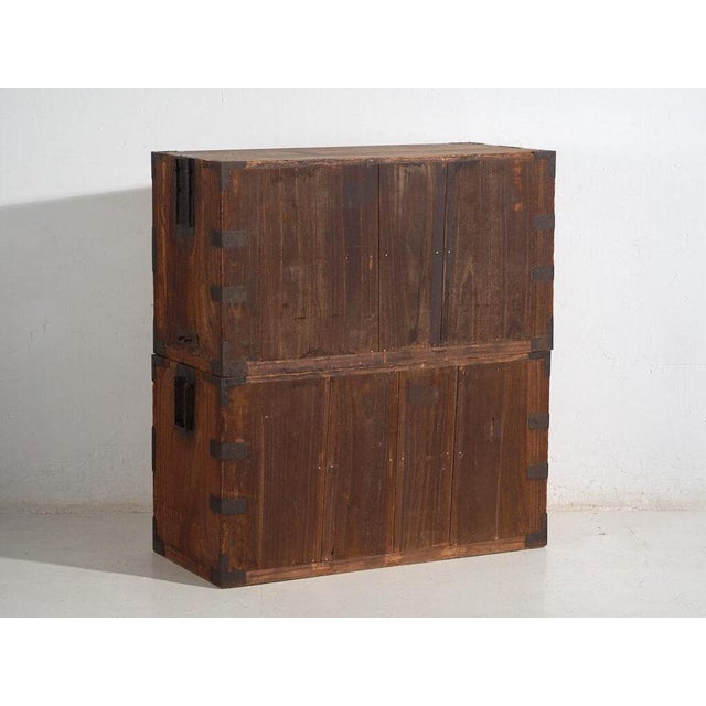 Japanese Tansu in Wood For Sale - Image 13 of 14