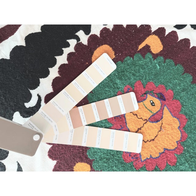 Uzbekistan Suzani Large Wall Decor - Hand-Embroidered Textile For Sale In New York - Image 6 of 6