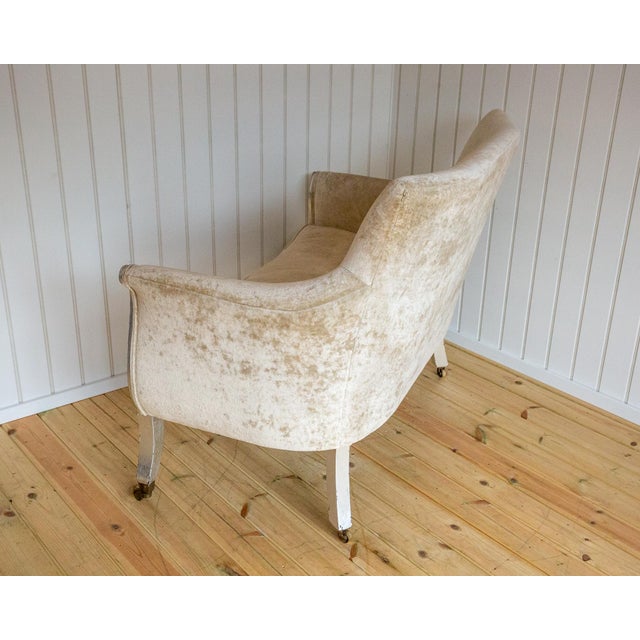 Antique French Sofa in Velvet, 1830 For Sale - Image 18 of 18