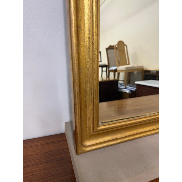 Large Vintage Louis Phillipe Giltwood Mirror For Sale In Baton Rouge - Image 6 of 8
