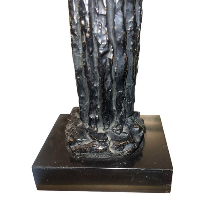 Metal Early 20th Century Émile-Antoine Bourdelle Bronze Statuette Representing Madeleine Charnaux. For Sale - Image 7 of 9