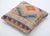 Tribal Arteverk Handwoven Afghan Kilim Pillow — Beige & Pink Diamond Medallion For Sale - Image 3 of 3