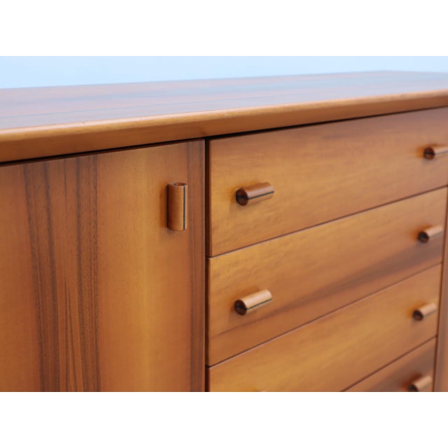 Modernist Brutalist Italian Geometric Sideboard, 1970s For Sale - Image 6 of 18