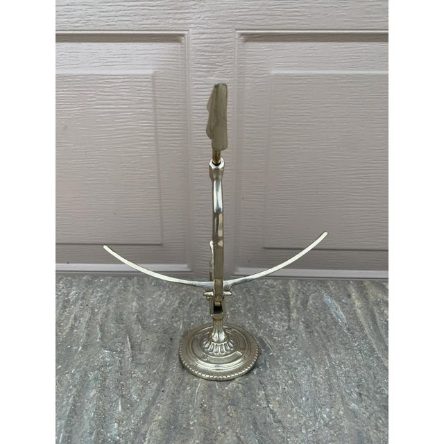 Late 20th Century Classical Brass Armillary Sphere Garden Sculpture on Stand, English Estate Style For Sale - Image 11 of 12