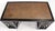 Wood Antique Chinese Black Lacquer Scholar Travel Desk & Two Yoke Back Chairs For Sale - Image 7 of 18