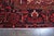 1960s Vintage Persian Handmade Wool Cotton Red Area Rug For Sale - Image 10 of 11