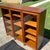 Antique Triple Oak Bookcase For Sale - Image 9 of 9