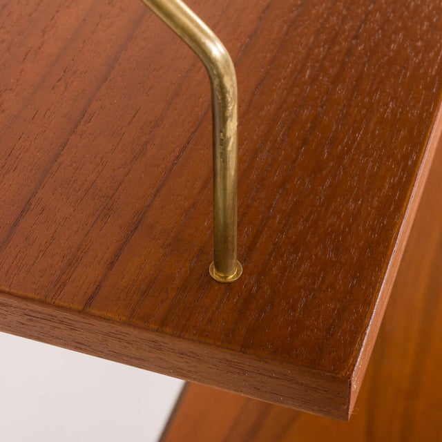 Danish Teak Shelving Unt with Desk in the style of Poul Cadovius, 1960s For Sale - Image 10 of 14