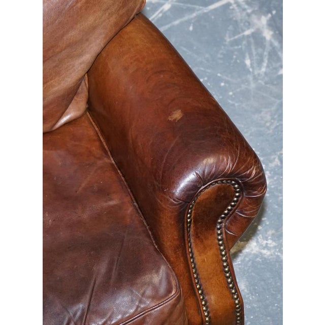 Balmoral 3-Seater Sofa in Brown Heritage Leather from Halo For Sale - Image 12 of 18