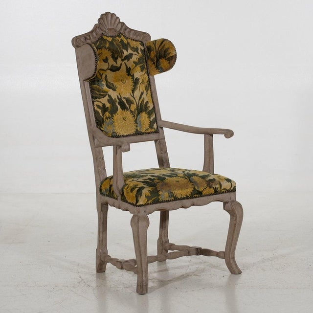 Swedish Wing Back Armchair, 1750s For Sale - Image 11 of 11