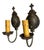 Antique Bronzed Finished Single Wall Sconces For Sale - Image 10 of 10