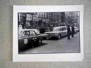 Fred McDarrah, Malcolm X Funeral Vintage silver gelatin gelatin photograph, 1965
