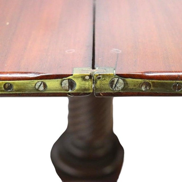 Federal Sheraton Flame Mahogany Card Table 19thC For Sale - Image 15 of 16