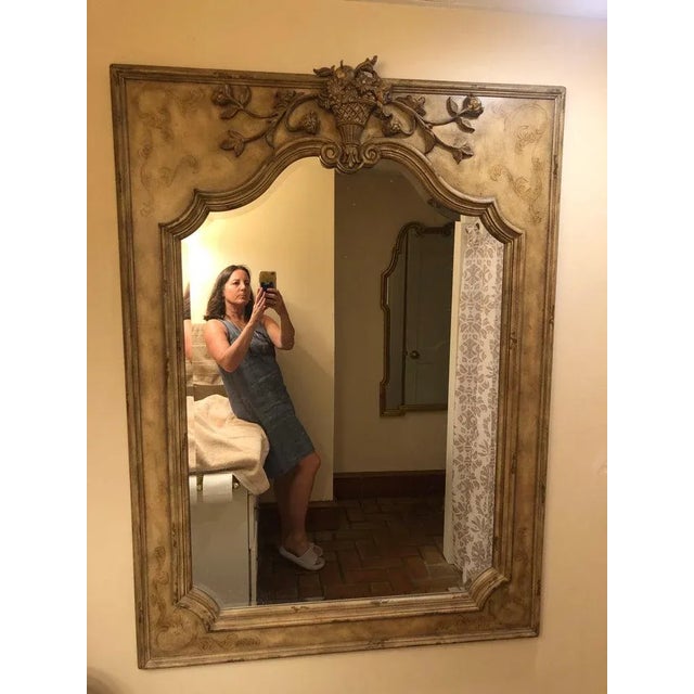 French Country Large Oversized Trumeau Style Mirror by Domain For Sale - Image 3 of 13