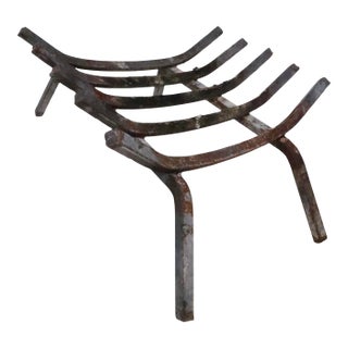 Mid 20th Century Fireplace Grate Log Holder For Sale
