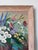 Wood 1960’s Vintage Floral Still Life Oil on Canvas Painting, Signed For Sale - Image 7 of 12
