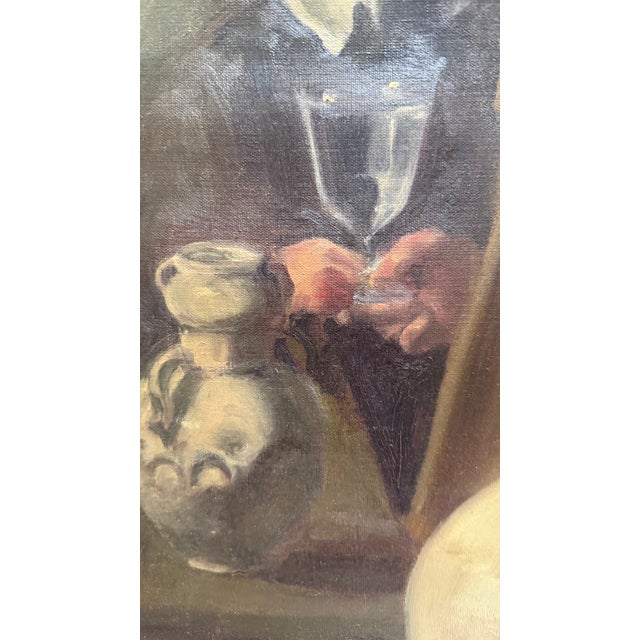 After Diego Velázquez (1599–1660) — Hand-Painted Oil Copy, Signed & Dated 1964 For Sale - Image 9 of 10