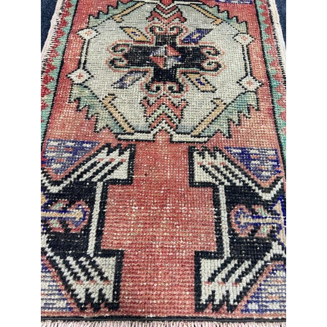 Contemporary Turkish Yastik Rug 1'7" x 2'9" For Sale - Image 3 of 5