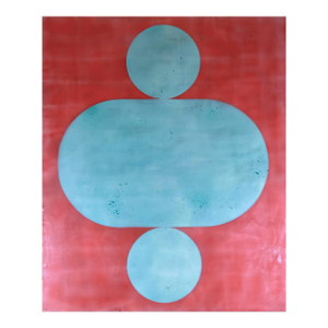 Original Encaustic Mixed Media Painting by Gina Cochran - "Miss Scarlet"