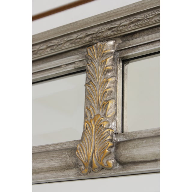 Basset Rectangular Silver Multi Panel Mirror For Sale - Image 12 of 14