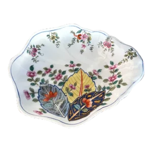 Tobacco Leaf Porcelain Catchall