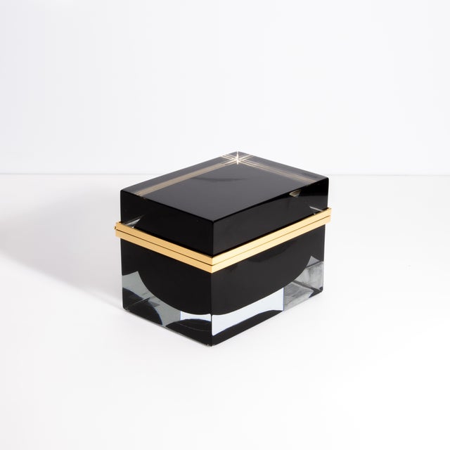 Discover the epitome of elegance with this exquisite Murano glass box, meticulously crafted in Murano, Italy. Available in...