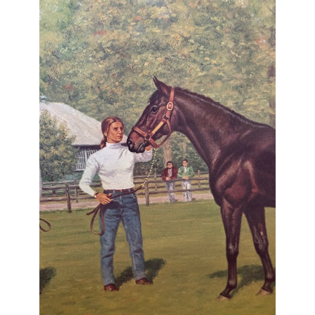 Brown Richard Stone Reeves Profiles of Courage Lithograph, Framed For Sale - Image 8 of 11
