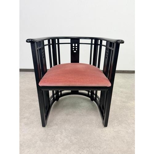 Postmodern Chat Barrel Armchairs attributed to Umberto Asnago for Giorgetti, Italy, 1980s, Set of 2 For Sale - Image 10 of 16