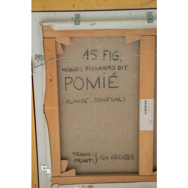 Mid 20th Century Hugues Claude Pissarro - Nuage Et Sable, Oil on Canvas For Sale In Washington DC - Image 6 of 7