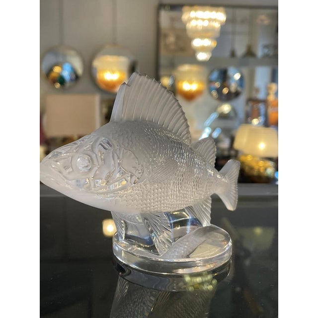 Crystal Fish Figurine by Lalique For Sale - Image 6 of 10