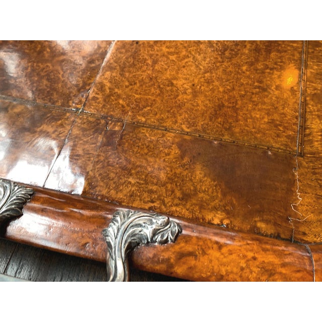 Dutch Burl Wood Serving Tray For Sale - Image 9 of 11