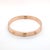 Cartier Love Bracelet in 18k Rose Gold - Size 18 For Sale - Image 10 of 11