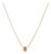 Oval Cut Yellow Diamond Minimalist Solitaire Contemporary Necklace in 18k Gold For Sale