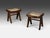 Pierre Jeanneret, Low Cane Stools, Teak, Cane, Chandigarh, India, 1960s For Sale - Image 4 of 13