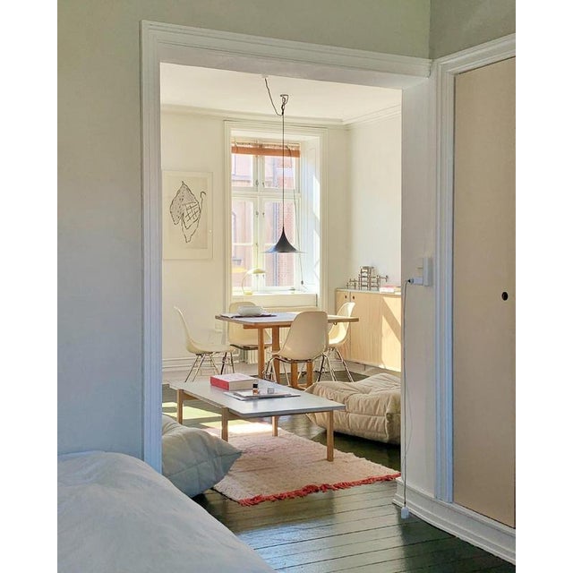 Eugene Light Concrete Top and Light Oak Legs Coffee Table by Eberhart Furniture For Sale - Image 4 of 10