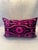 Silk Velvet Lumbar Pillow 16x24 | Handmade in Turkey For Sale - Image 4 of 4