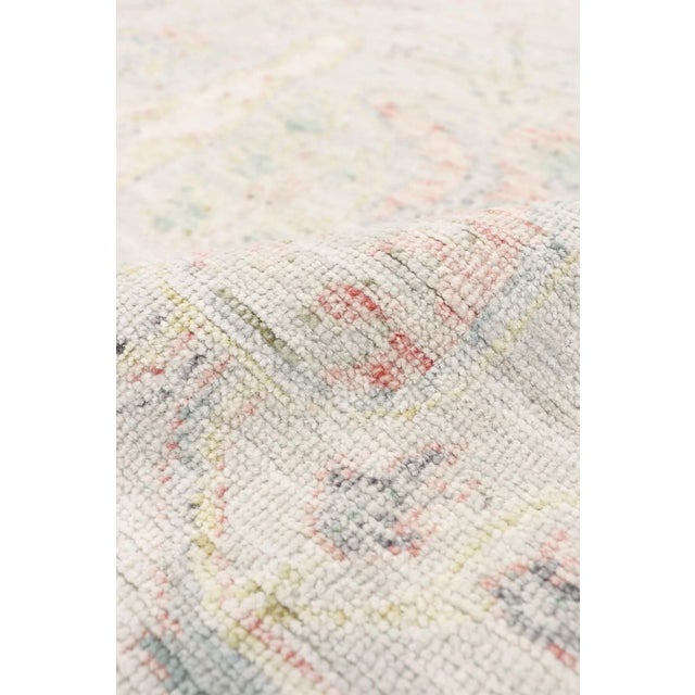 Pasargad Home Oushak Beige Wool Area Rug- 9' 0'' X 12' 2'' For Sale - Image 4 of 6