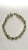 Contemporary Vintage Prehnite Faceted and Sterling Silver Beaded Necklace For Sale - Image 3 of 4