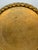 Mid-Century Modern Large Vintage Engraved Brass Tray With Botanical Decoration and Scalloped Rim For Sale - Image 3 of 13