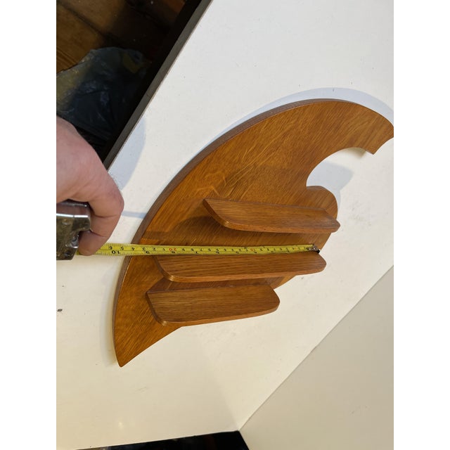 Vintage Scandinavian Spice Rack in Oak For Sale - Image 9 of 11