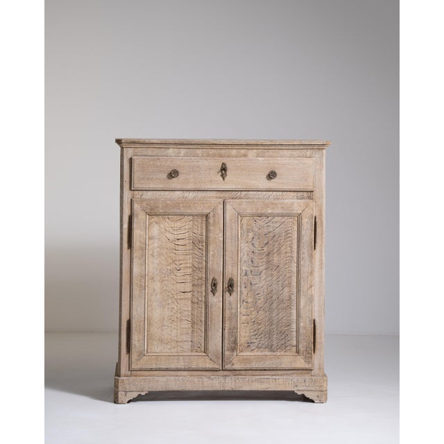 19th Century Oak Buffet With Brass Accents For Sale - Image 16 of 18