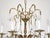 1960s Antique 6 Arm Absolutely Fabulous Brass Cut Lead Glass Crystal Chandelier For Sale - Image 5 of 12