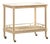 Slosh Natural Ash Bar Cart For Sale