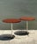 Mid-Century Modern Bernhardt Design Modern Wood and Chrome Accent Tables For Sale - Image 3 of 16