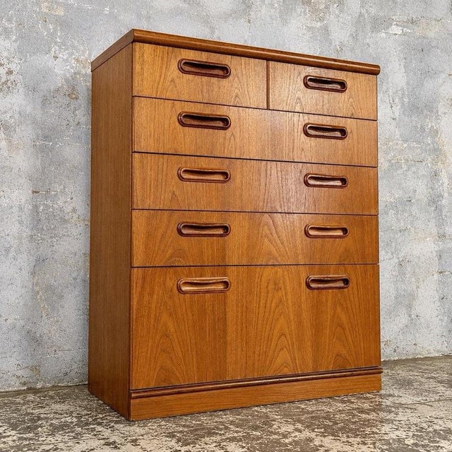 Mid-Century Modern Teak Tallboy Chest of Drawers from Meredew, 1960s For Sale - Image 10 of 10