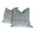 Lee Jofa Fieldstone Cut Velvet Lumbars - Custom For Sale