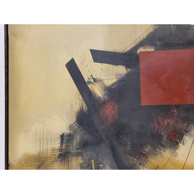 Andrés Mende, Informal Abstract Composition, 2015, Mixed Media For Sale - Image 9 of 16