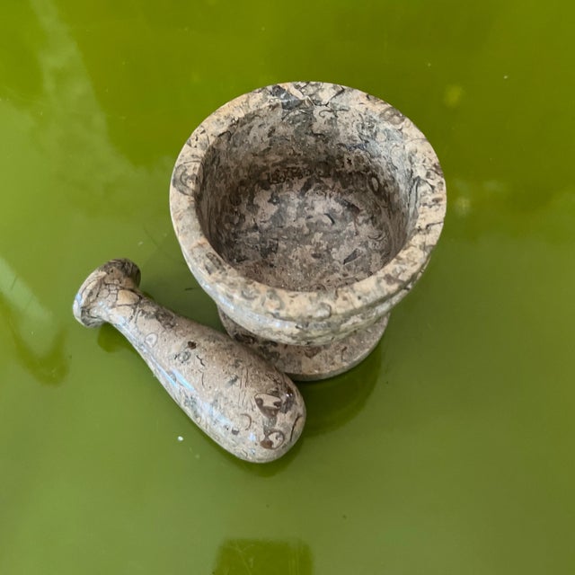 Mid-Century Modern 1960s Mortar and Pestle For Sale - Image 3 of 6