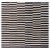 Doris Leslie Blau Vintage Striped Ivory And Charcoal Hand-Knotted Wool Rug For Sale