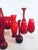 Vintage Red Glass Vases and Decanters, 1960s, Set of 14 For Sale - Image 12 of 18